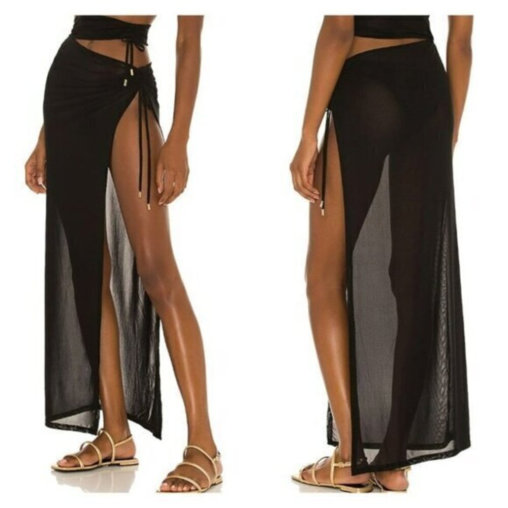 Camila Coelho Emily Skirt - Black